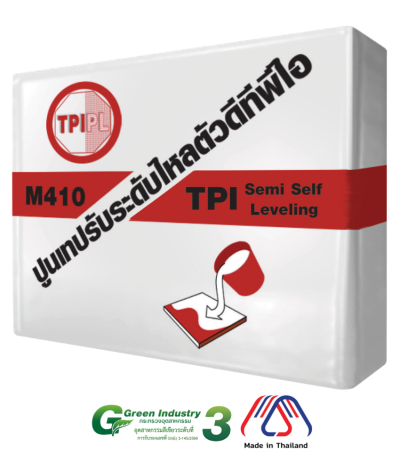 ปูนเทปรับระดับชนิดไหลตัวดี Semi-Self  M410